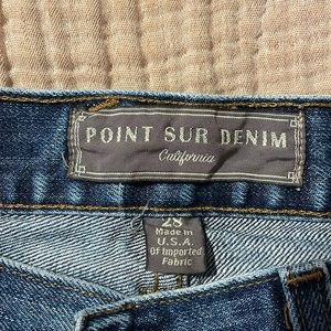 Point Sur Denim California Size 28 Women's Straight Leg High Rise Jeans